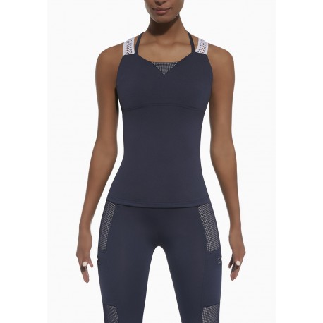 Passion blue sport top Bas Bleu wholesaler DBH Créations