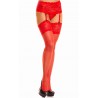 Paris red shorty garter belt and stockings LeggStory wholesaler DBH Creations