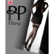 Bas coutures noirs avec jarretière en velours PNAVR7 Pretty Polly grossiste DBH Creations