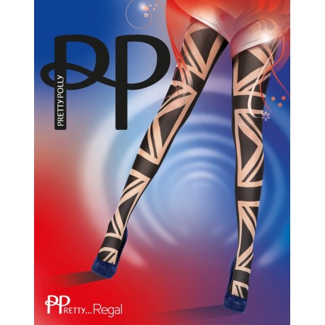 British flag tights PUART9 Pretty Polly wholesaler DBH Creations